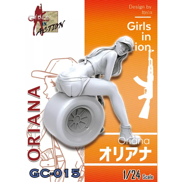 1/24  Girls in Action , Oriana , Resin Figure