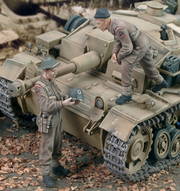 1/35 British Infantry WWII Made in Italy  Saley