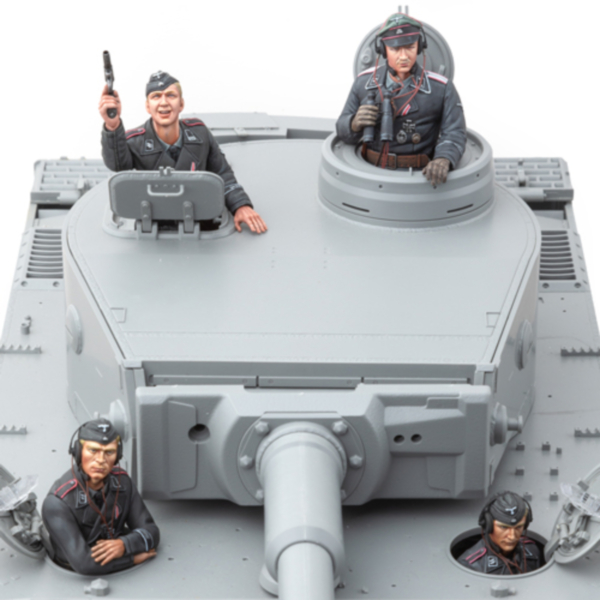 1/16 WWII German Tiger I Tank Crew Set, 4 Resin Figures