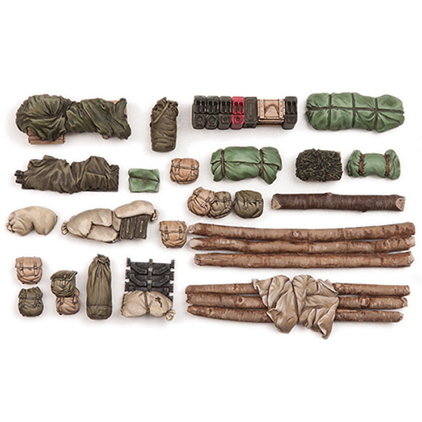 1/16 M4A3E8 Stowage Set,  Resin Kit