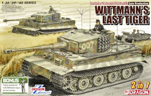 1/35 German Tiger I Last Production,Wittmanns  w/Zimmerit