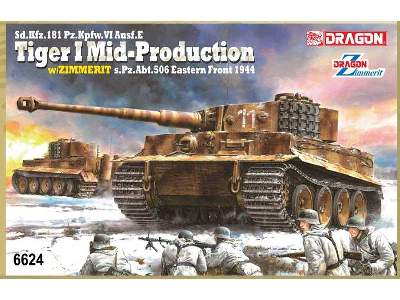 1/35 German Tiger I Mid. Production w/Zimmerit