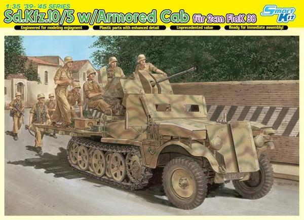 1/35 Sd.Kfz.10/5 w/Armor Cab Fur 2cm Flak 38