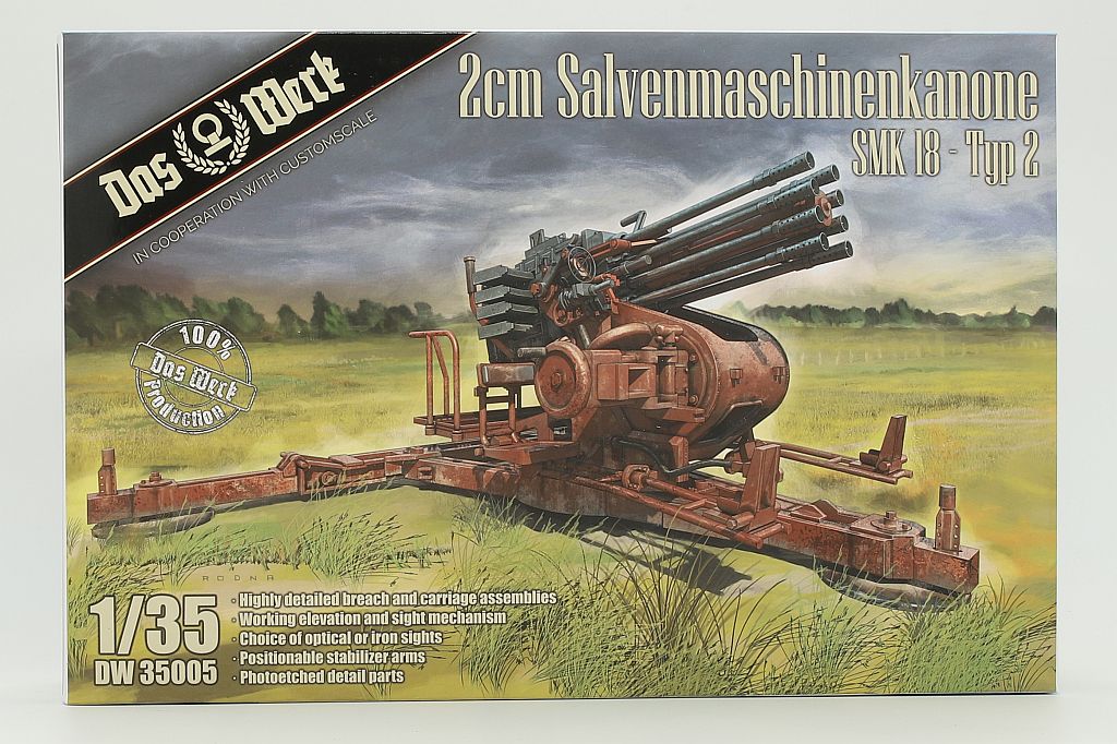 1/35 2cm Salvenmaschinenkanone SMK 18 Type 2