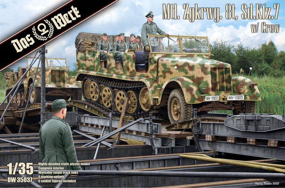 1/35 WWII German mtl. Zgkrwg.8t.sd.Kfz. w/Crew