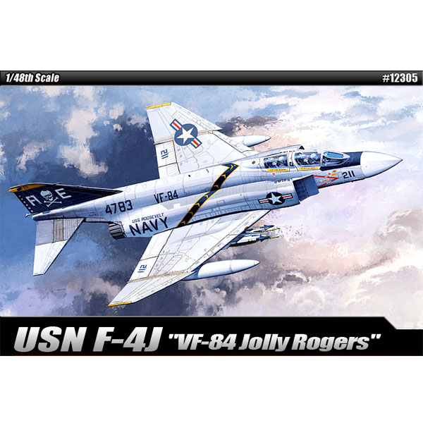 1/48 F-4J VF=84 "Jolly Rogers" , Free Shipping By Air