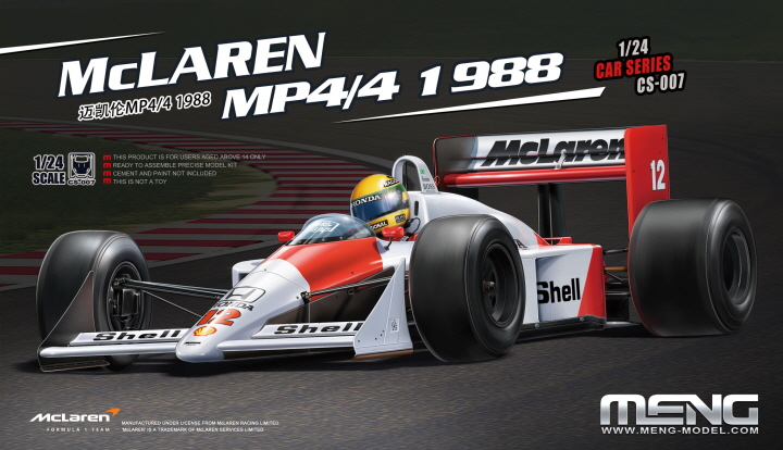 <font color=blue> 1/24 McLAREN MP4/4 1988
