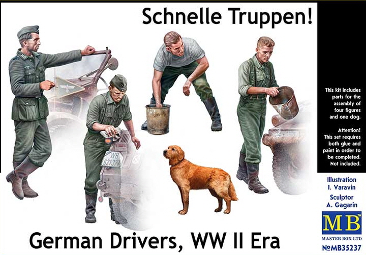 1/35 German Drivers, WWII Era