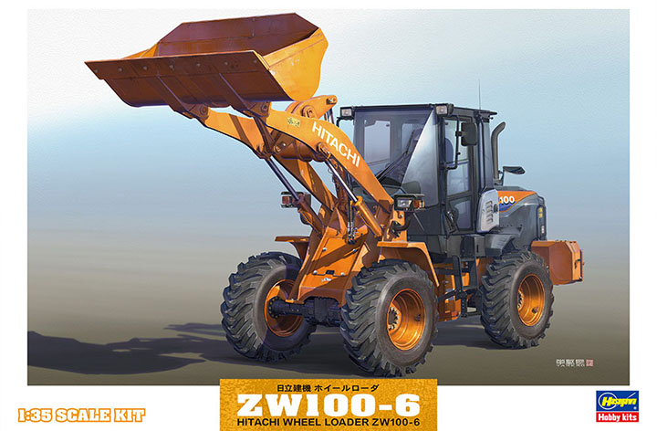 <font color=blue> 1/35 Hitachi Construction Machinery Wheel Loader ZW100-6