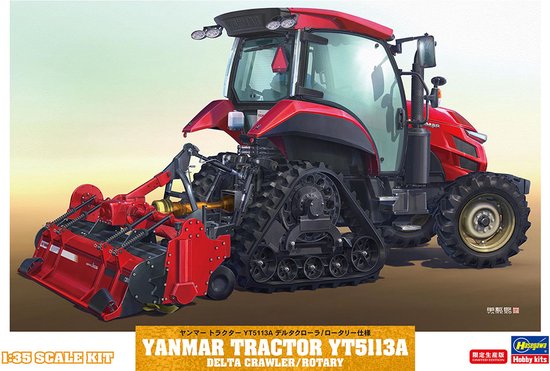 <font color=blue> 1/35 Yanmar Tractor YT5113A Delta Crawler/Rotary