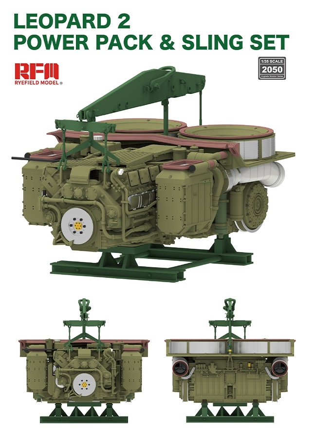 <font color=blue> 1/35 Leopard 2 Series Power Pack & Sling w/PE Parts, Free Shipping By Airmail