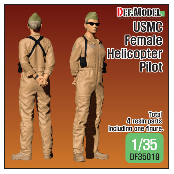 1/35 USMC Female Helicopter Pilot