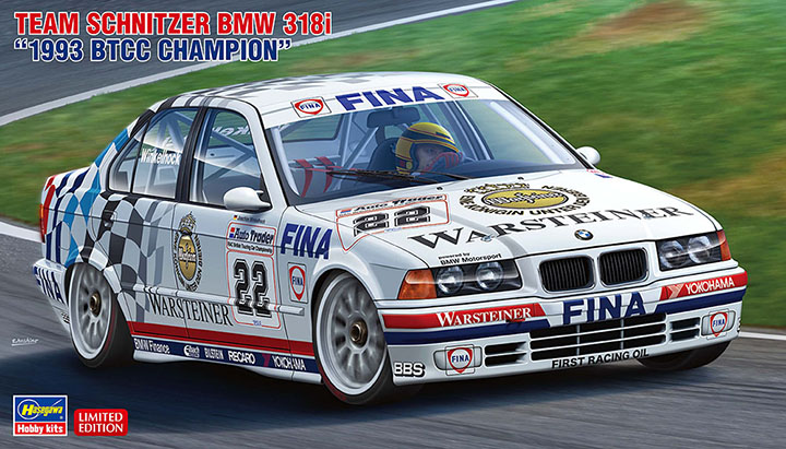 <font color=blue> 1/24 Team Schnitzer BMW 318i 1993 BTCC Champion