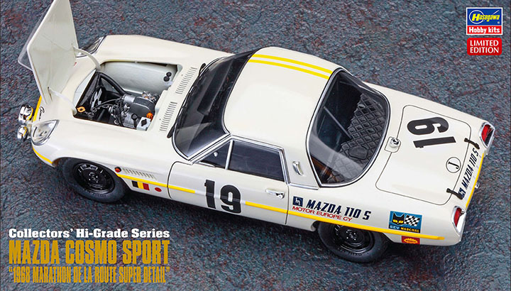 <font color=blue> 1/24 MAZDA Cosmo Sport 1968 Marathon de la Route Super Detail