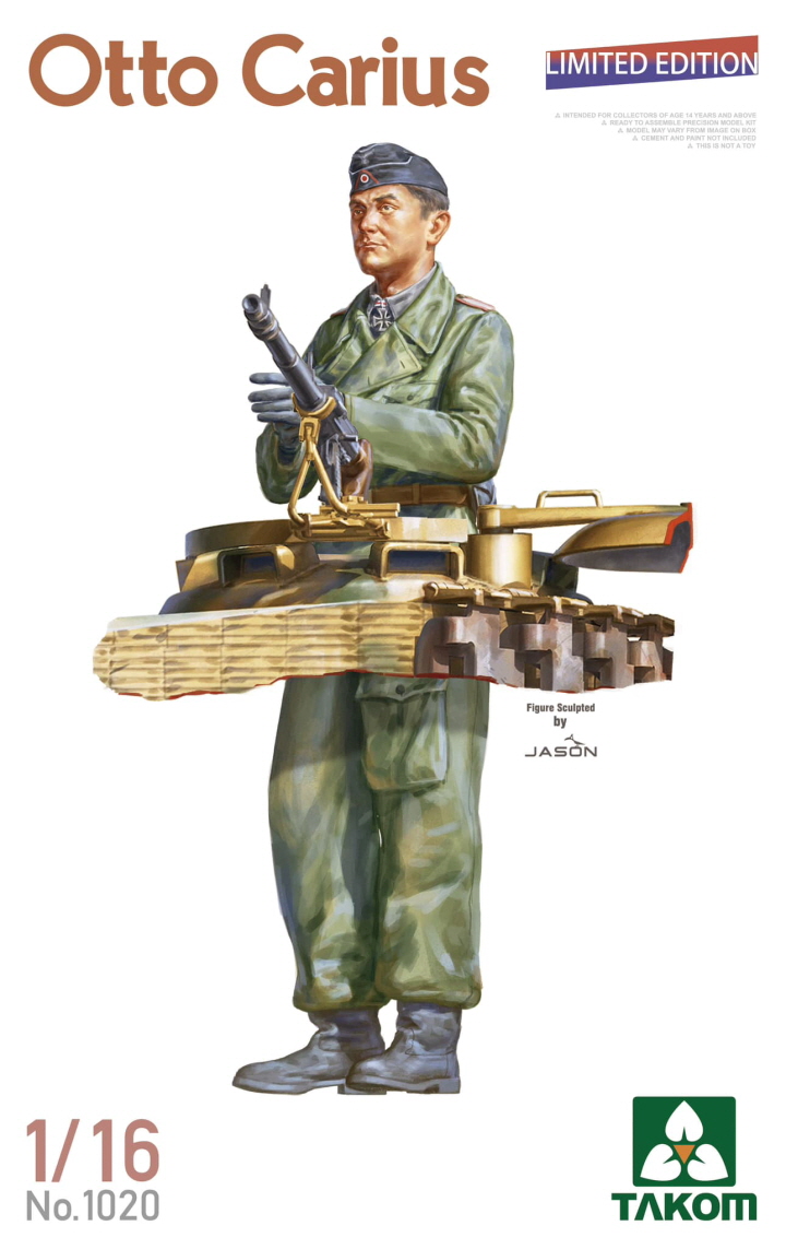 1/16 Otto Carius, Free Shipping By Air