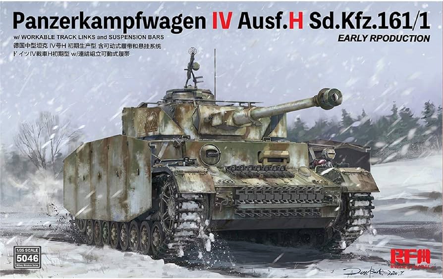 1/35  Panzer IV Ausf.H Sd.Kfz. 161/1 w/Workable Tracks, Free Shipping By Air 