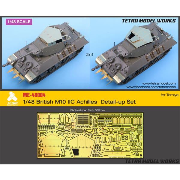 1/48 British M10 11C Achilles Detail Up Set, Free Shipping By Air