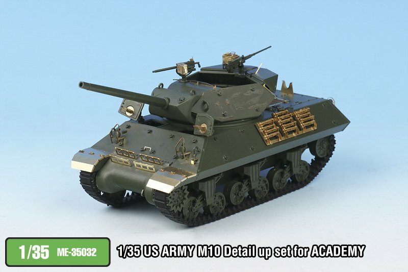 1/35 US Army M10 Detail Up Set For Academy, Free Shipping By Air 