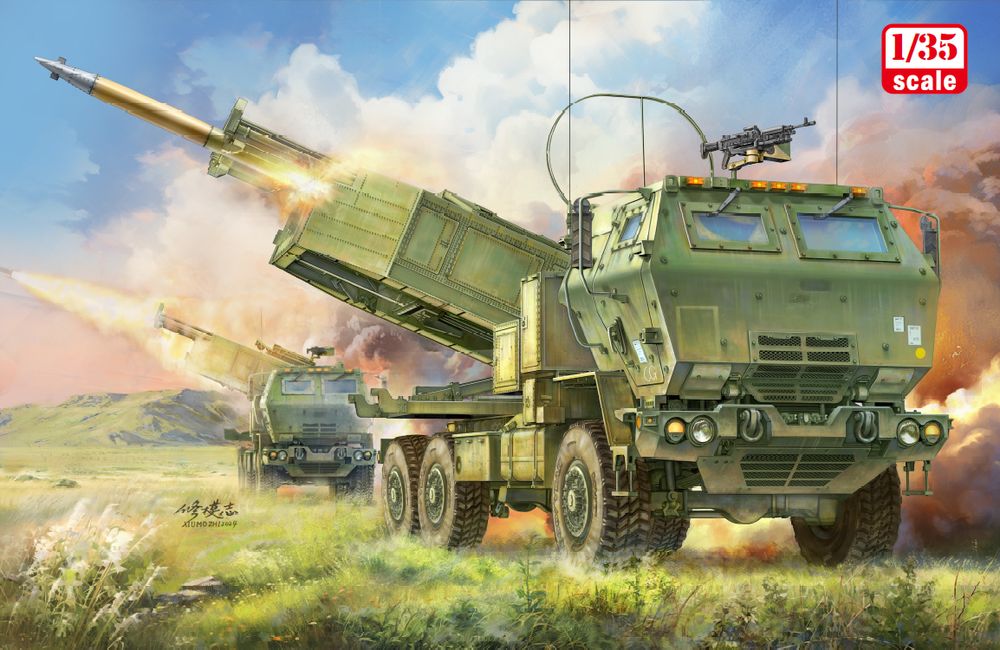 1/35 US M142/HIMARS w/Driver Figure, Free Shipping By Air