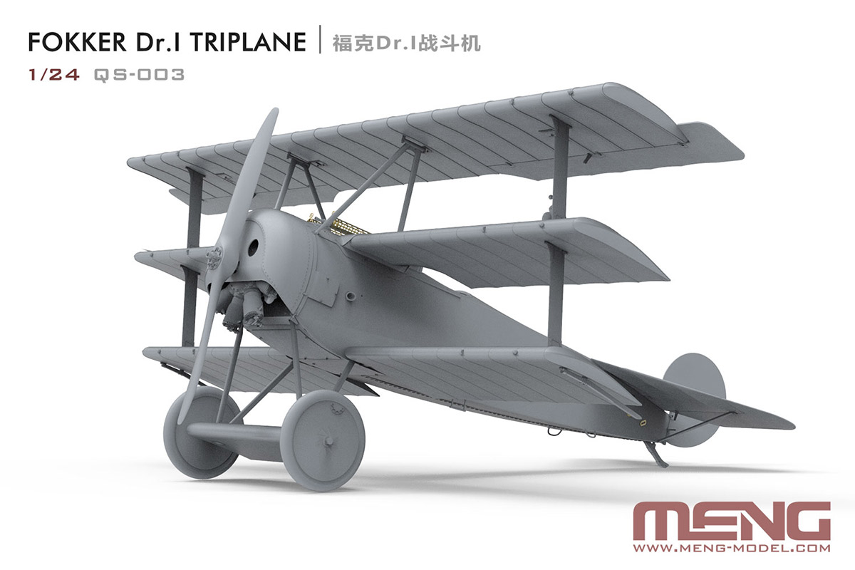<font color=blue>1/24 FORKKER Dr.I TRIPLANE, Free Shipping By Air