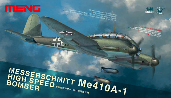 <font color=blue>1/48 Messerschmitt Me 410A-1 High Speed Bomber, Free Shipping By Air-copy