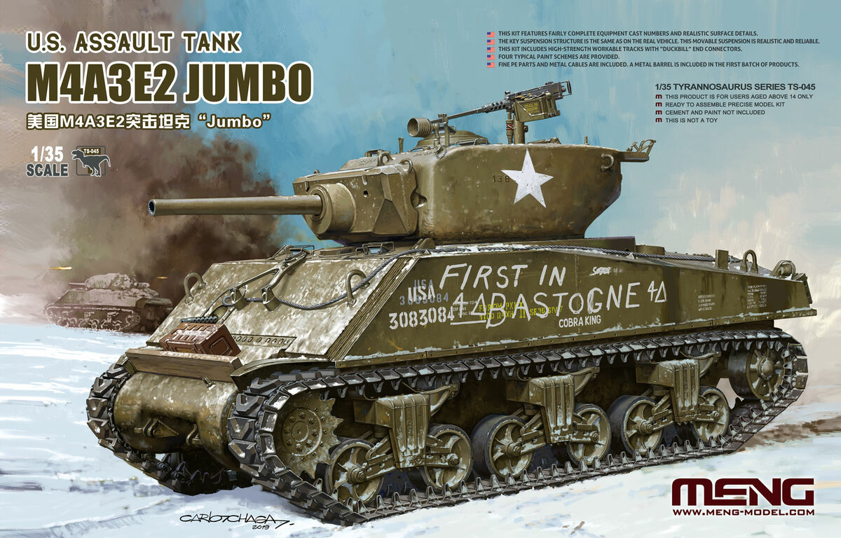 <font color=blue>1/35 M4A3E2 Sherman Jumbo, Free Shipping By Air