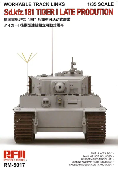 1/35 Workable Track for Tiger I Late, Free Shipping By Air