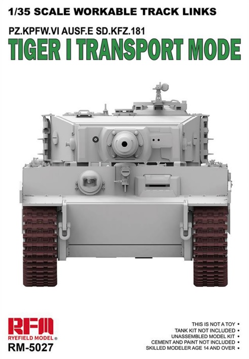 1/35 Workable Track for Tiger I Transport Mode, Free Shipping By Air