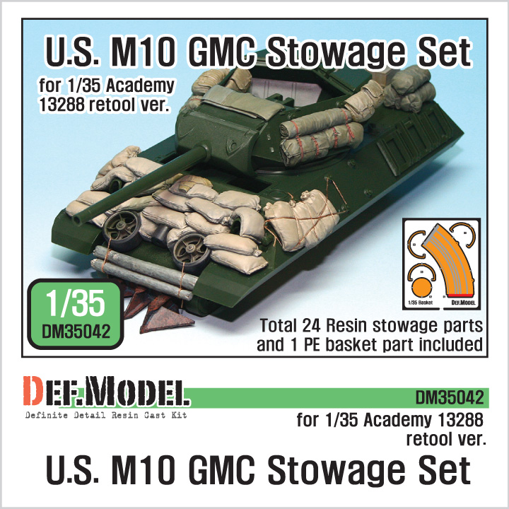 1/35 U.S. M10 GMC Stowage Set, Free Shipping By Air
