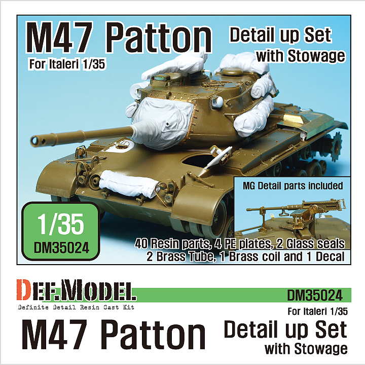 1/35 M47 Patton Detail Up  Set, Free Shipping By Air