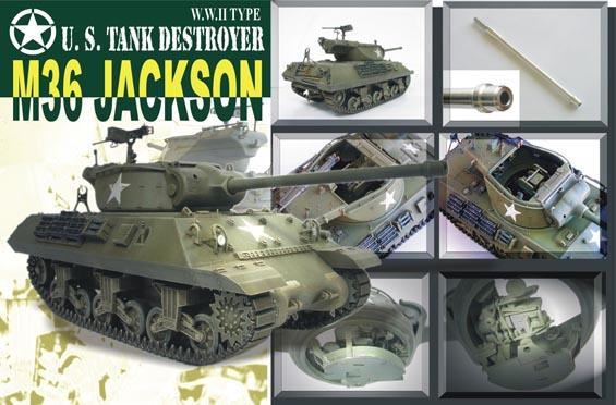 <font color=blue>1/35 U.S. M36 Jackson 90mm Tank Destroyer, Free Shipping By Air