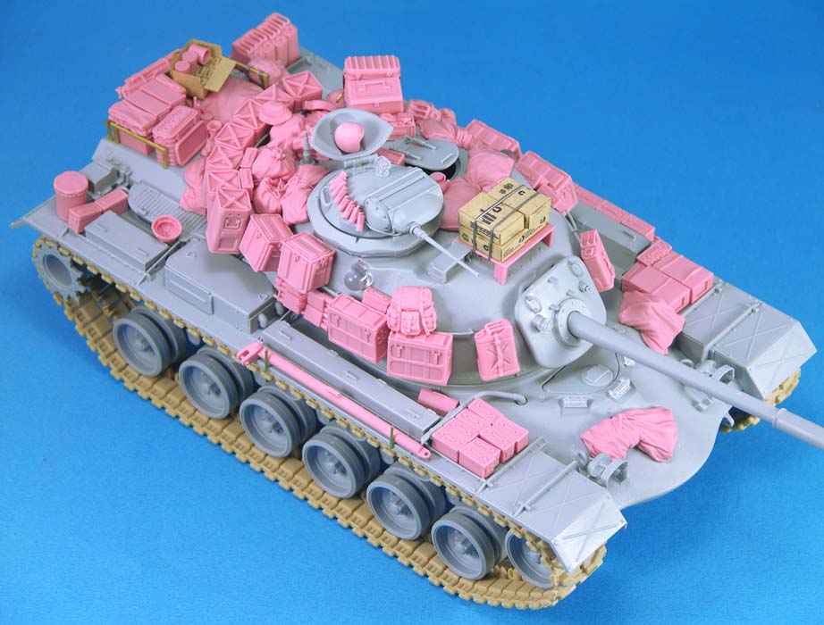 1/35 M48A3 Vietnam Stowage Set, Free Shipping By Air