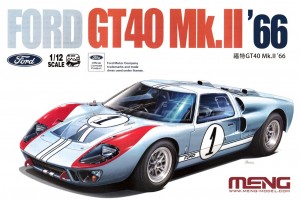 <font color=blue> 1/12 FORD GT40 Mk.II w/Full Interior, Free Shipping By Air