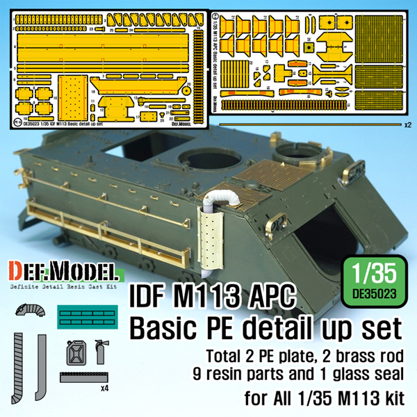 1/35 IDF M113 APC Basic PE Detail Up Set, Free Shipping By Air