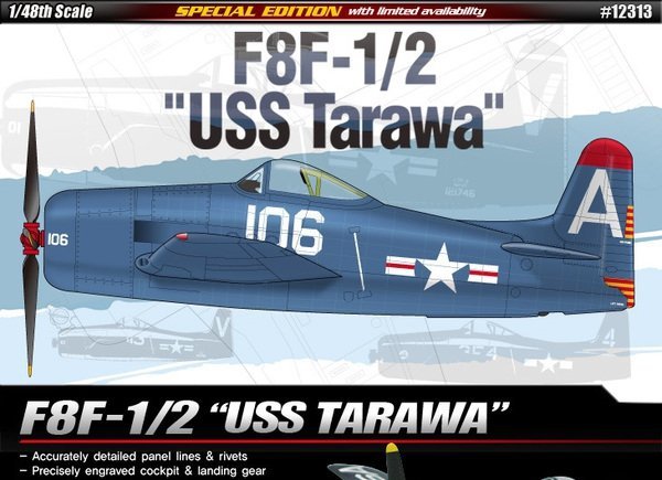 1/48 F8F-1/2 "USS TARAWA" :AC12313