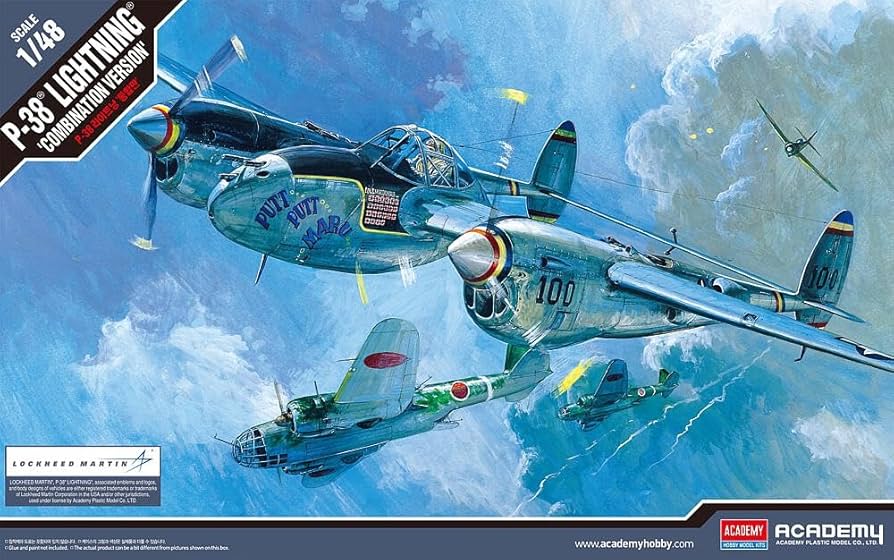1/48 P-38 Lightning  :AC12282