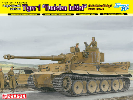 1/35 German Tiger I Initial Production, 501 DAK Tunisia 