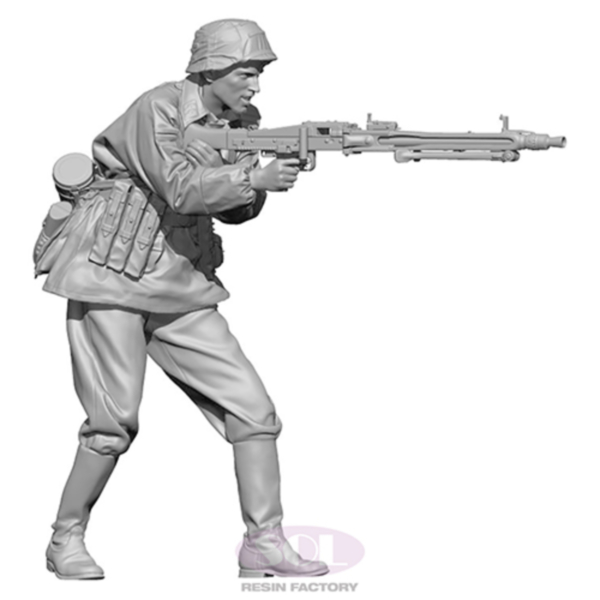1/35 WWII German Sd.Kfz.251 MG 42 Rear Gunner,  Resin Figure