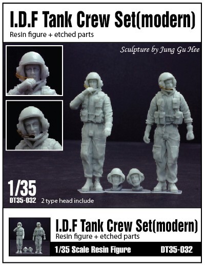 1/35 IDF Tank Crew Set,  Resin Figure