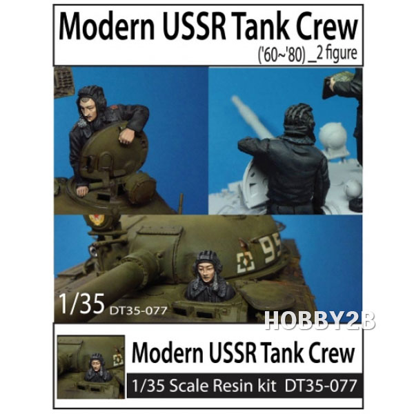 1/35 Modern USSR  Tank Crew Set,  Resin Figure