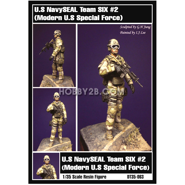1/35 U.S. Navy Seal Team Six,  Resin Figure