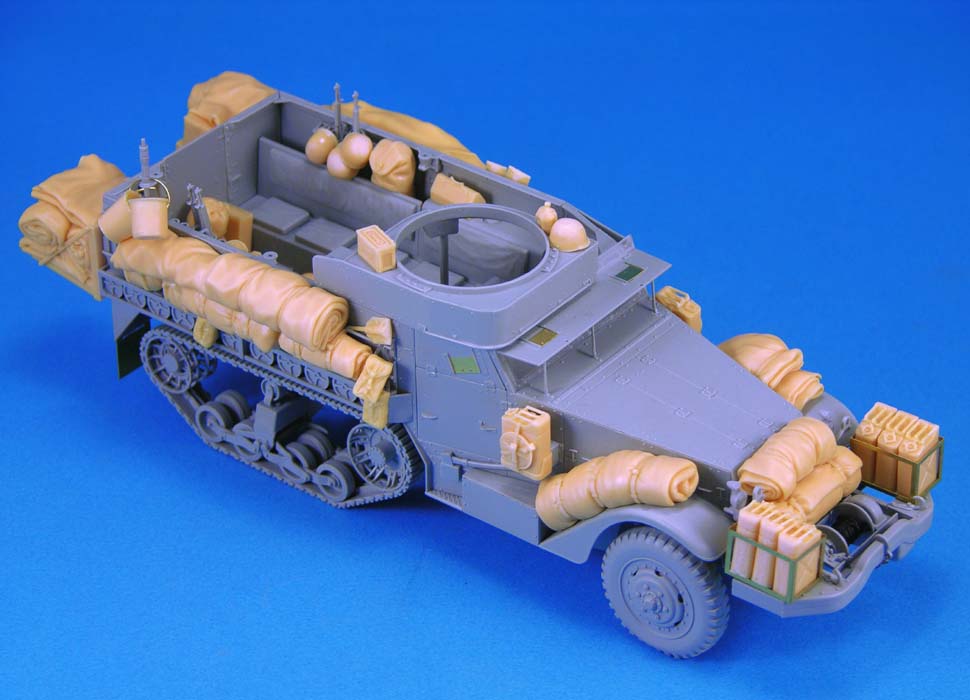 1/35 US M3A1 Halftrack Stowage Set, Free Shipping By Air