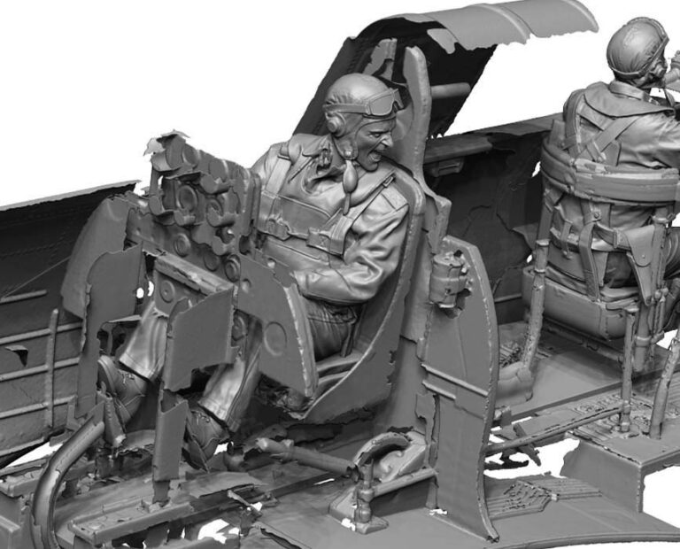 1/48 WWII US Navy Pilot 2, Free Shipping By Air