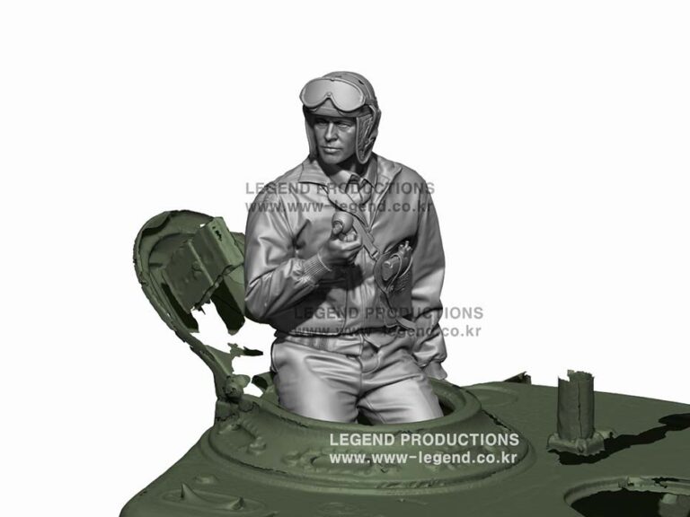 1/48 WWII US Tank Commander, Free Shipping By Air