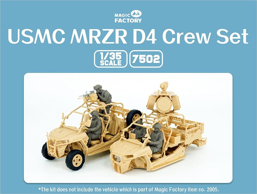 <font color=blue>1/35 USMC MRZR D4 Crew Set, Free Shipping By Air