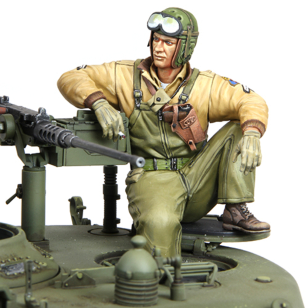 1/35 WWII U.S. Army M4A3E8 Crew, Resin Figure