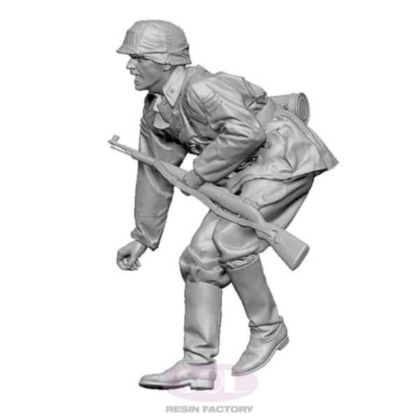 1/35 WWII German Jumping Infantry 2, Resin Figure