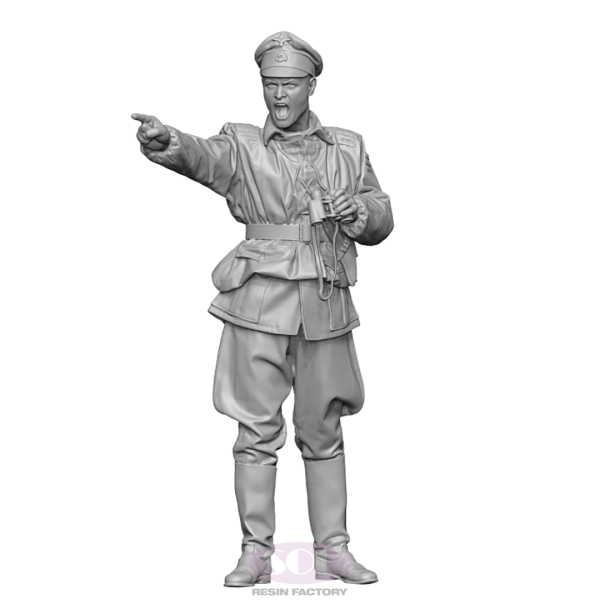 1/35 WWII German Officer, Resin Figure