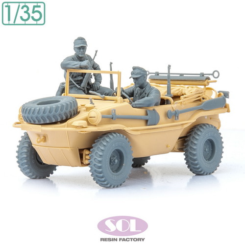 1/35 WWII German Upgrade Kit(2) w/2 Figures, Resin Figure
