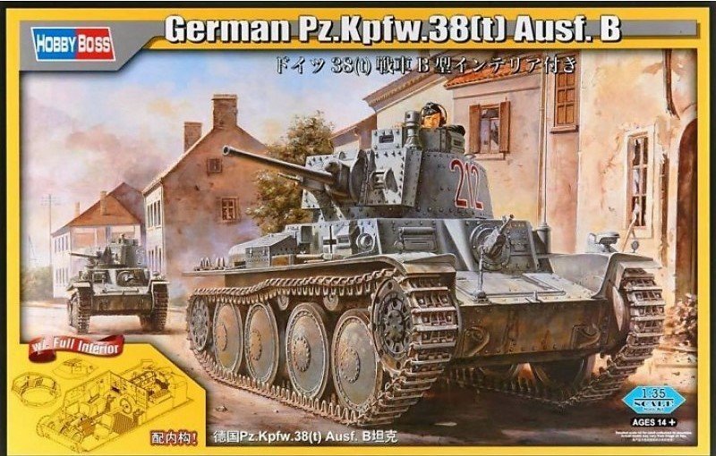 1/35 German Pz.Kpfw. 38(t) Ausf.B,  Free Shipping By Air